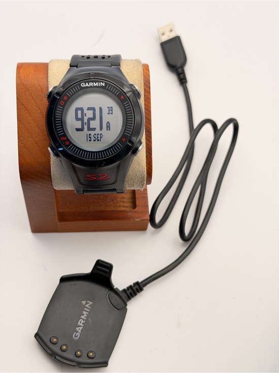 garmin Other - Garmin Approach S2, Golf Smartwatch, Charger Included, Tested, Black/Red, Very G